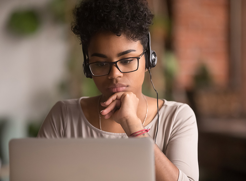 Woman at Laptop